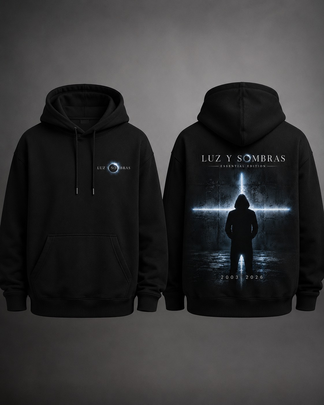 Sudadera Oficial — Luz y Sombras Essential Edition