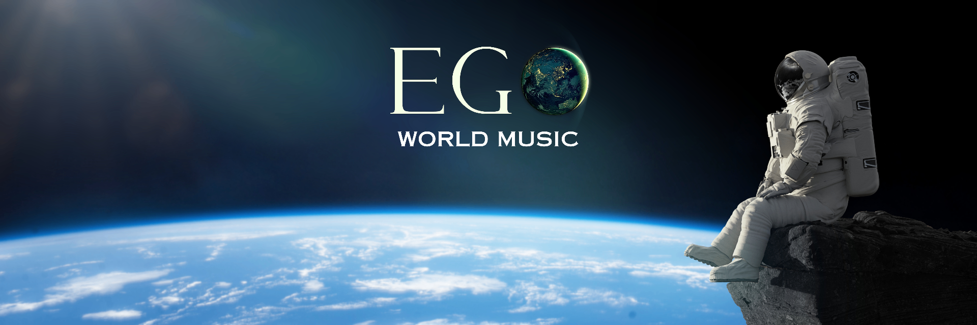 EGO World Music — astronauta observando la Tierra